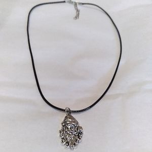 Handmade Santa Face Necklace
